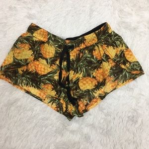 Victoria’s Secret Pineapple shorts size XS